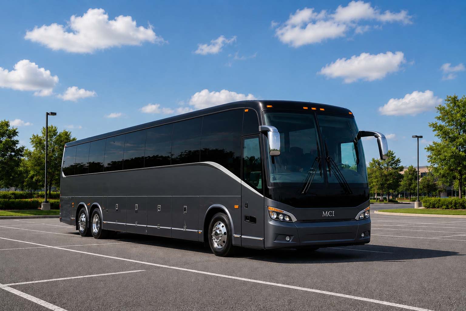 Charter bus rental in Kent, WA