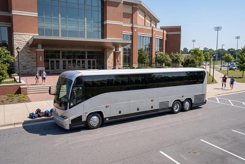 Sports Team Charter Bus Rentals in Kent, WA